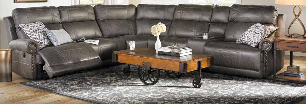 $1299 Market price: $3200 Power Reclining Storage Sectional with USB - 60% off!