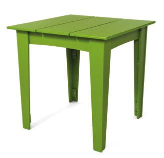 alfresco square & round table square table 30 seats 4 = 1 per side SKU: AL-ST30-(color code) width: 30 (76.2cm) depth: 30 (76.2cm) 47 lbs (21.3kg) 25¾ [65.