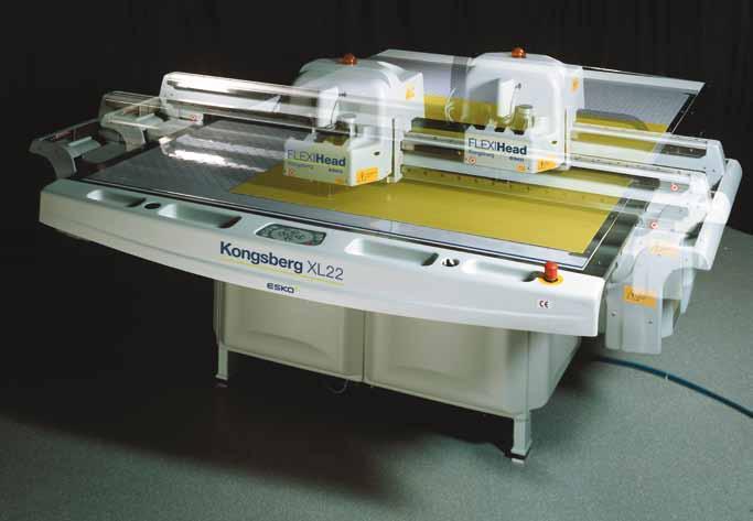 Kongsberg XL-Series Record-breaking productivity and versatility The Kongsberg XL-Series of die-less cutting and creasing tables for packaging applications are the benchmark in their kind for
