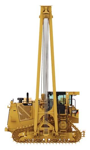 PL83/PL87 Pipelayer Specifications PL87 Dimensions All dimensions are approximate. 12 9 11 6 13 1 2 3 4 5 7 8 10 PL87 1 Track Gauge 2.54 m 8 ft 4 in 2 Width of Tractor (standard shoes) 3.