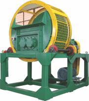 The Double-Shaft Shredder AS600B is designed for crushing film( plastic ) on rolls, tires of cars ( small and