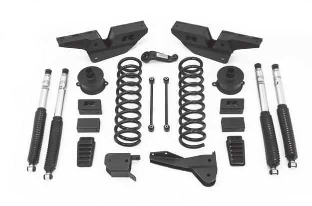 SUSPENSION SYSTEMS JEEP SST LIFT KITS 07-16 JEEP JK WRANGLER Enhance off road performance - Guaranteed Will never wear, break or fail - Guaranteed Toughest finish -