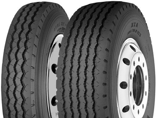 STEER/ALL-POSITION TIRES X MULTI ENERGY Z REGIONAL & LINE HAUL APPLICATIONS Engineered for SmartWay fuel efficiency, (1) long tread life and durability in regional and emerging super regional