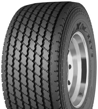 STEER/ALL-POSITION TIRES X ONE XZY 3 ON/OFF ROAD APPLICATIONS MICHELIN all-position radial innovation designed for significant weight and fuel savings (1) in on/off road operations Long tread life