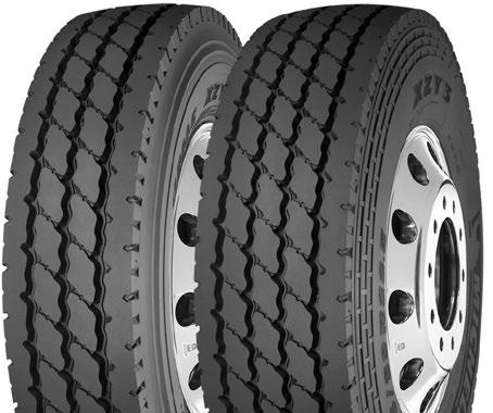 STEER/ALL-POSITION TIRES XZY 3 All-position radial designed for exceptional wear and traction in mixed on/off road service 24 32nd tread depth for long life (315/80R22.
