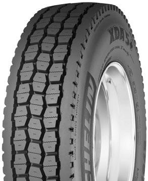 DRIVE TIRES X LINE ENERGY D LINE HAUL APPLICATIONS SmartWay verified fuel economy with leading tread life and traction in a line haul energy drive tire Fuel efficiency (1) provided through Michelin s