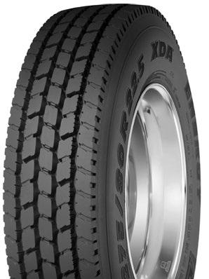 DRIVE TIRES XD2 LINE HAUL APPLICATIONS Fuel-efficient (1), standard drive tire that helps deliver long, even tread wear and a smooth quiet ride Advanced Technology Compounding helps reduce rolling