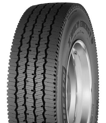 DRIVE TIRES X MULTI ENERGY D REGIONAL & LINE HAUL APPLICATIONS Leading edge, ultra fuel-efficient (1) drive tire designed for optimized traction and treadlife in the regional and emerging super