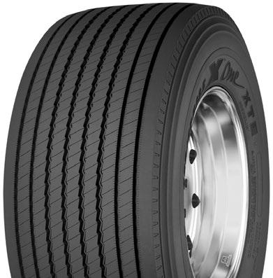 TRAILER TIRES X ONE XTE REGIONAL & LINE HAUL APPLICATIONS The MICHELIN trailer axle innovation that helps deliver exceptional weight savings and significant fuel efficiency (1) in regional and line