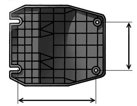 Črpalko vedno namestite na podložno ploščo s horizontalnim sesalnim in vertikalnim tlačnim priključkom. Črpalka mora biti montirana horizontalno.