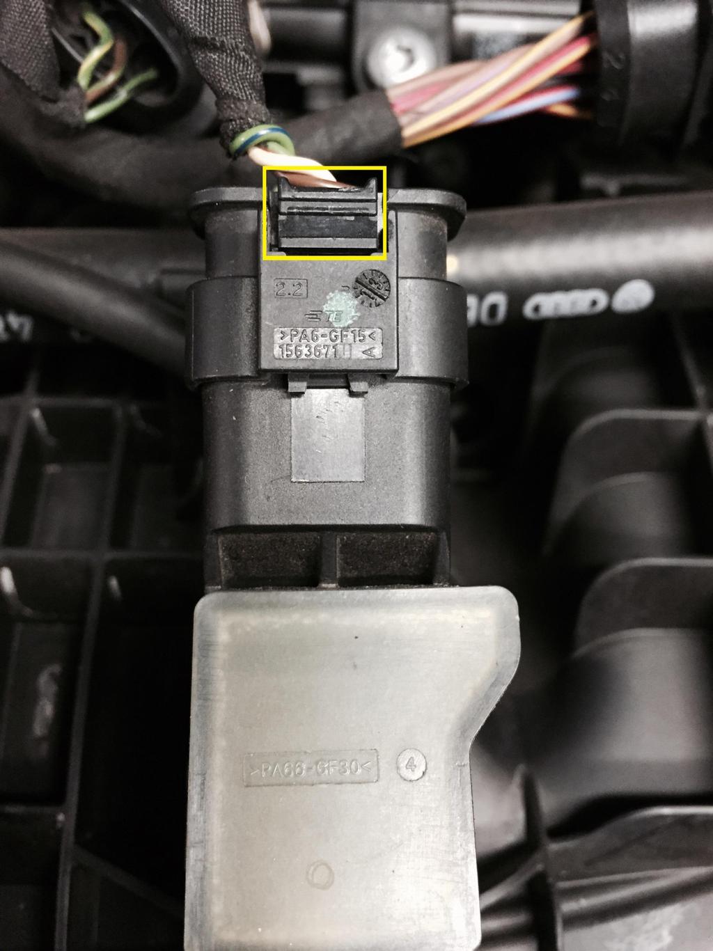 Step 4: Connect the JB1 harness to the car On the JB1 harness you will find male and female sets of plugs.