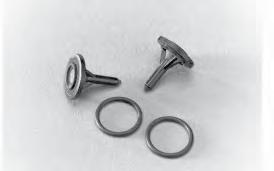O-ring. (2) Poppet valve kit includes 2 poppet valves and 2 O-rings.