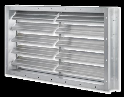 Homepage > Products > External louvres - louvre blades > Mechanically self-powered dampers > Non-return dampers > Type KUL Type KUL FOR INSTALLATION INTO