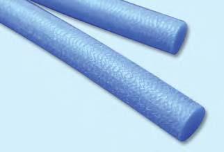Materials and application areas Polyurethan Typ PU 85 A PLUS blue smooth/roughened