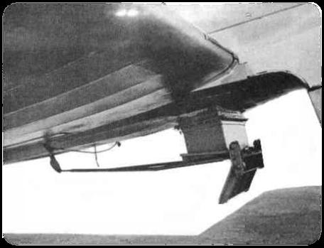 in the belly of the aircraft In 1956, seven agricultural biplanes were modified to