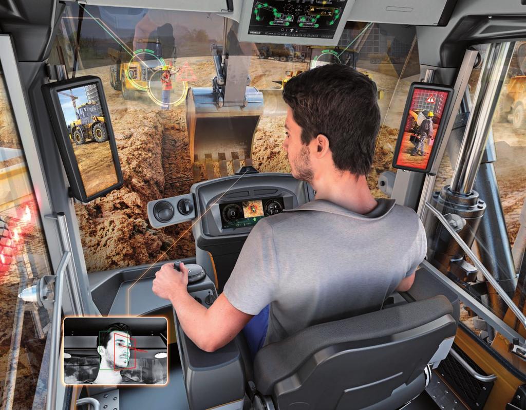 Ergonomic Driver HMI & Cockpit Technologies Optimized Operation Efficiency, Robustness, Comfort & Safety Working on rough terrain and in extreme weather conditions poses challenges to operators and