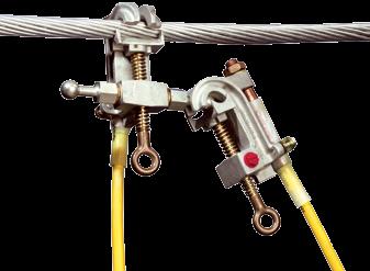 terminal is tapped for 5 8"-11 UNC threadedstud ferrules on grounding cable from #2 through 4/0 Versatile clamp serves such temporary-grounding uses as: o A truck-grounding system o On industrial