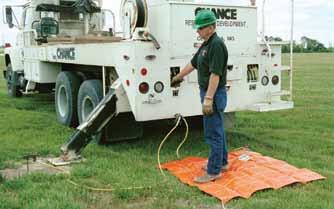 Ground Grids are attached to the vehicle (for example) at locations where workers could contact the vehicle This extends the equipotential area around the vehicle Simple to join