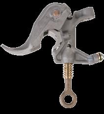 Snap-On (Duckbill-type) Grounding Clamps C6001734 Tapped for 5 8-11 UNC threaded ferrule