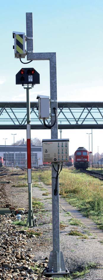 monitored, including all associated track-installed switches, points and signals, in areas in which freight traffic is shunted (max. speed of 40km/h).