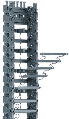 E3 System E3 Applications igus E-ChainSystems 3-piece E-Chain, featuring many ideas - The gus System E3 combines small pitches, smooth running, low noise, stability, easy assembly and economic
