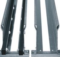 Steel Guide Troughs "Heavy Duty" INFO Steel guide trough - very stable and rugged for heavy duty applications If the igus installation sets are used, the guide troughs are particularly easy to