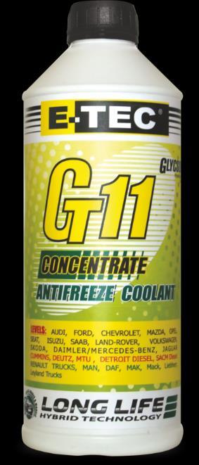 Antifreeze GT11 GLYCSOL Concentrate produced under HYBRID TECHNOLOGY and