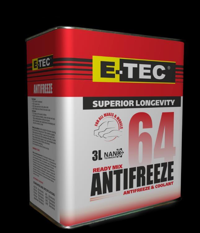 Antifreeze - 64 produced on the basis of top-grade mono ethylene glycol, specifically treated water
