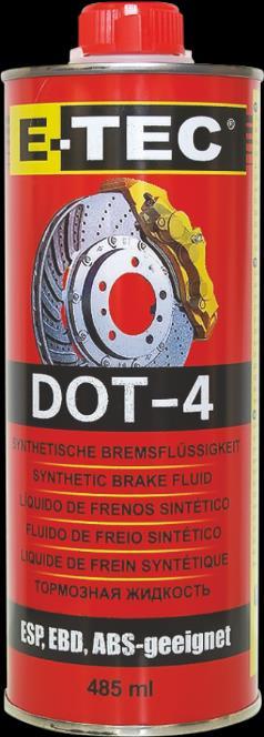 Brake Fluid DOT-4M notable for excellent lubricating and antiwear properties, high physical and