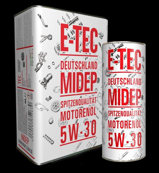 Motor oil TEC 5W-30 SN/CF for petrol and diesel engines with