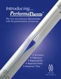 Related Products Non-toxic Mercury Free Thermometers The PerformaTherm thermometers meet the requirements of ASTM E 2251, which means they can be used for ASTM methods in place of their mercury