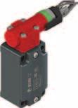 afety rope switch without reset for simple stop Technical data Housing FP, FR, FX series housing made of glass fibre reinforced technopolymer, self-extinguishing, shock-proof and with double