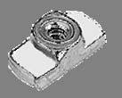 Stainless steel T-nut M6