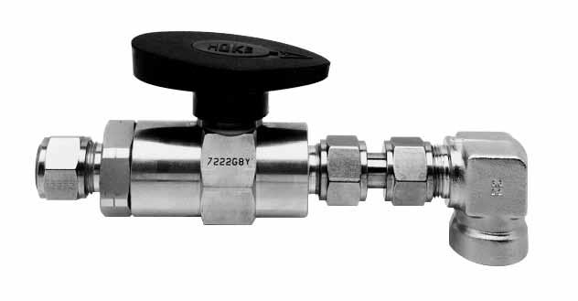 OK YROOK ended ball valve using port connector for close connection to another port. Port onnector: P yrolok ube ittings connects two fractional ports imensions inches ube O 1P[] 1/16 0.74 0.13 0.