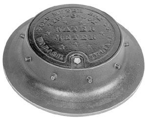 Round Pit Ring and Ring with Electronic Meter<br/> Ring with<br/> Ring with<br/> Reading (2" Hole) Locking Lockless Single Hole Double Hole 10 10-LL 10-T 10-TT 67.