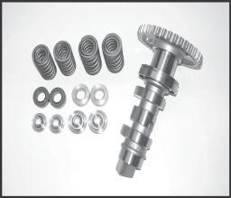 HONDA CRF-150-R (2007 2008) New billet cam with bearings & flange. No core needed. R.D. # 2200-H valve spring kit with titanium tops/psi springs. 119-x1.345" 250 103 Stage I performance cam.