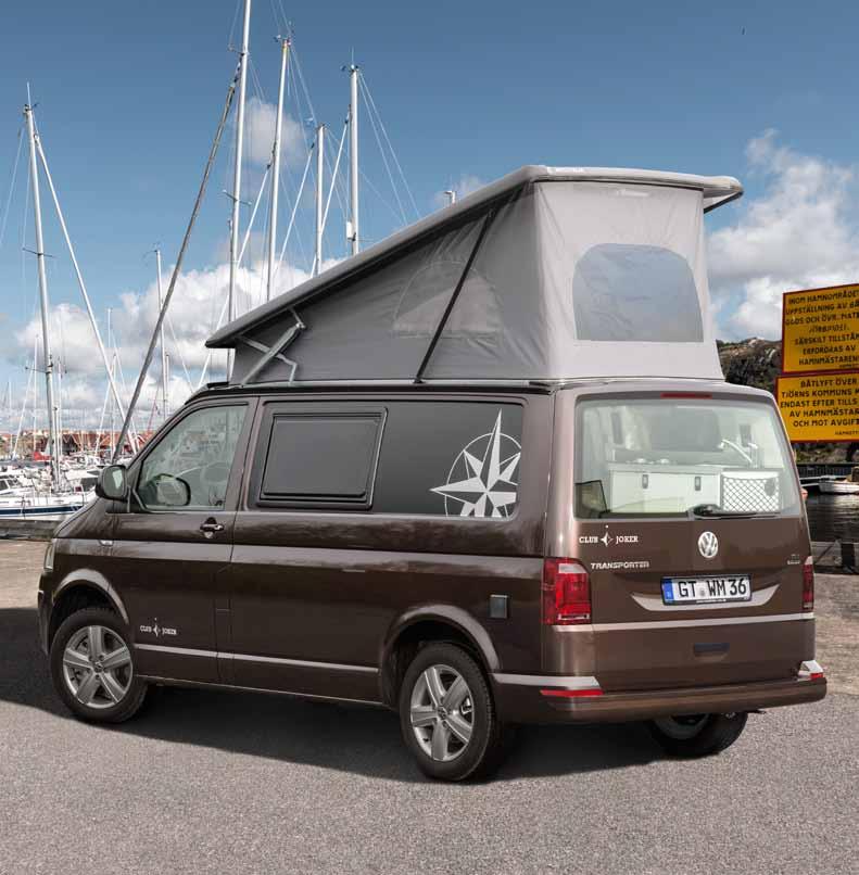 THE LEGEND RETURNS! The legend returns. The Club Joker with folding roof is back. More than 60 years ago Westfalia converted the first Volkswagen van into a motor home.
