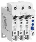 These relays can be directly attached to contactor or they can be DIN rail or panel mounted using adapter on Page V5-T-44. 3 These relays can be panel mounted only.