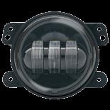 Available in black or chrome bezel Retrofits stock Jeep fog lights Raw Output: 1,080 Lumens Effective Output: 610 Lumens