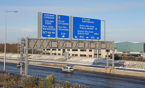 The M50 42km in length with 15 junctions Upgrade completed 2010 TEN-T Core