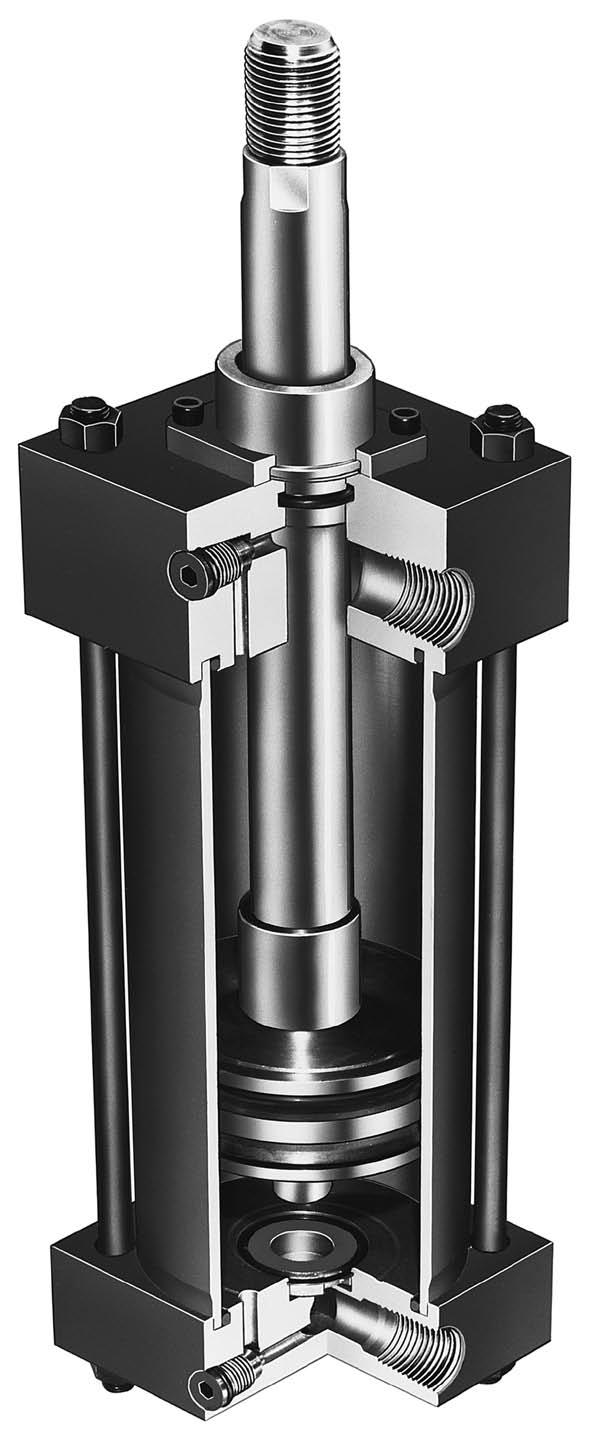 Miller Fluid Power JV Series Medium-Duty Hydraulic Cylinder When the job calls for reliable, medium-duty performance, specify JV Series.