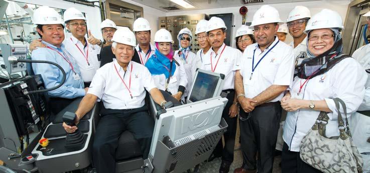 Review of operations In the driller s room during the UMW NAGA 5 delivery ceremony at Keppel FELS, Singapore on 29 April 2014 OIL AND GAS review of operations A bigger fleet of jack-up rigs led