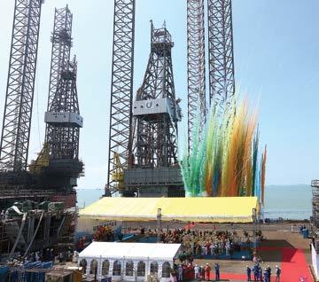 Annual revenue sailed past the RM1 billion mark for the first time. 2014 was a busy year for UMW-OG with all its drilling rigs under contract.