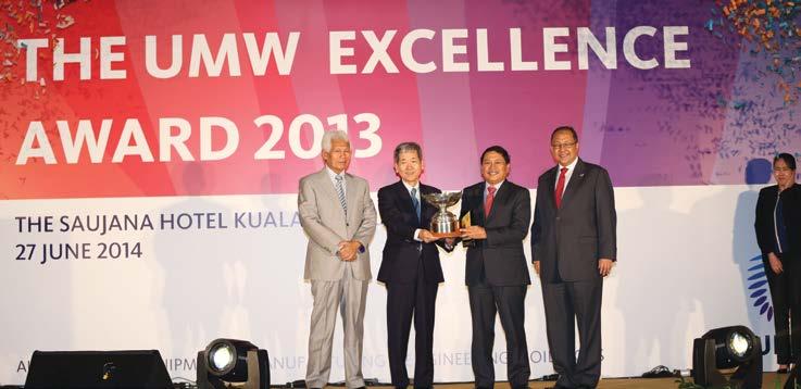 Review of operations Datuk Ismet Suki, President, UMW Toyota Motor receives the President s Award at the UMW Excellence Award 2013 ceremony OTHERS review of operations traditional payment channels,