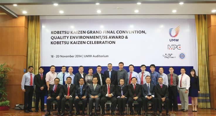 statement on corporate sustainability At the Kobetsu Kaizen Grand Final Convention Pillar 2 : Developing Leadership Leadership Talent Review ( LTR ) In 2014, the LTR Talent pool was increased by