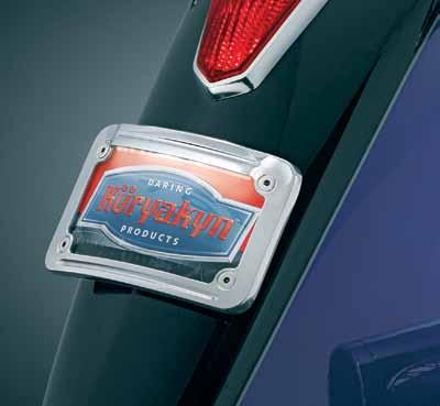 9165 Laydown License Plate Holder (ea) swept eagle license plate frame This contemporary eagle license plate frame can be the final touch you need.