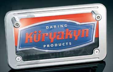 99 Note: Will not work with Küryakyn Curved License Plate Frames.