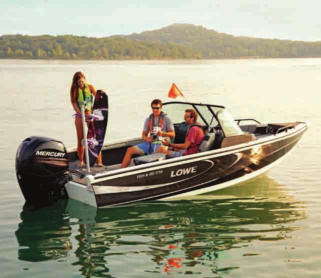 ANNIVERSARY Boats shown may include optional features.