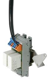 Switch kit is available and connectable to the burner electrical wiring trough Plugs & Sockets system.