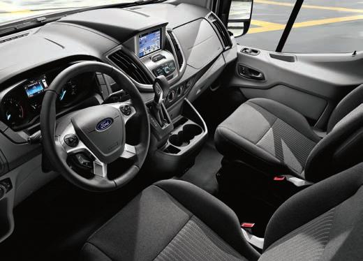 COMFORTABLE. HARD WORKING. The cab is extremely spacious, with ample head clearance and shoulder room. And it helps you find your preferred driving position with a tilt/telescoping steering column.